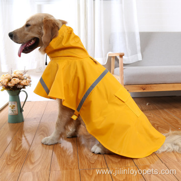 Best pet dog raincoat with hood